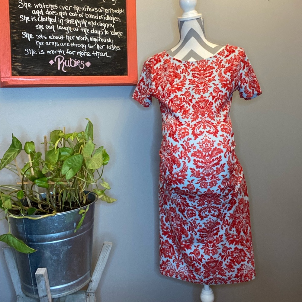 Pink Blush Maternity Dress Sz M